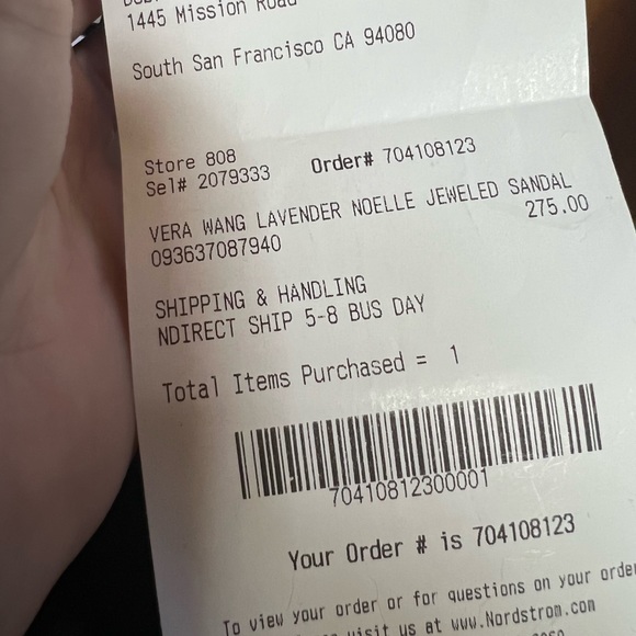 Verawang Lavender sandals - Picture 4 of 5